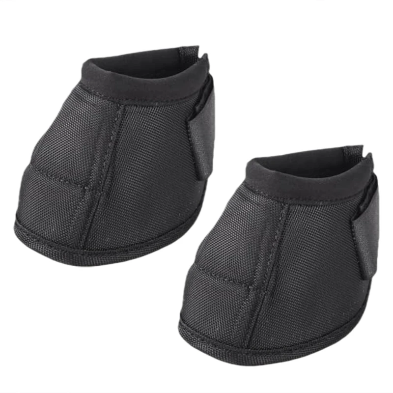 Horse Protective Bells Boot Soft Equine Boot Tear Resistant Horse Care Boot Equestrians Equipment for Horses Easy to Use