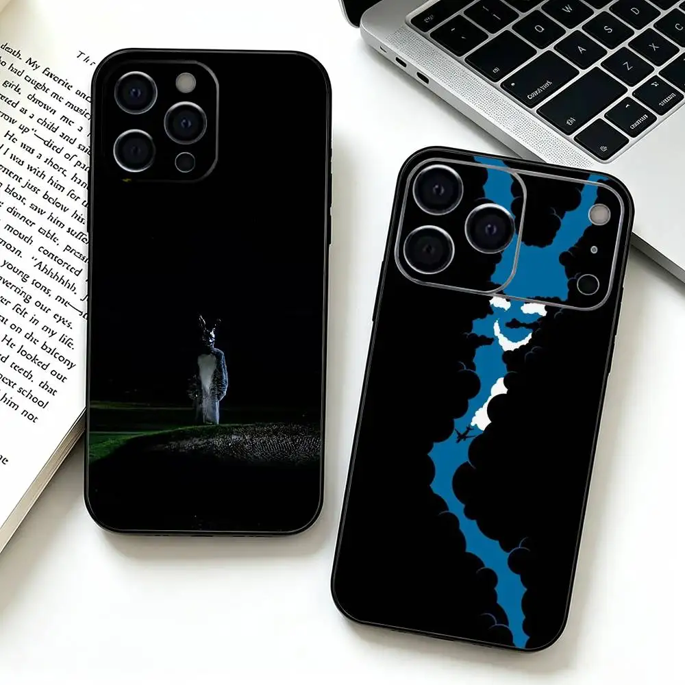 Movie D-Donnie Darko Phone Case For iPhone 12 13 14 15 16 17 Pro Max, Lightweight and practical Soft Black Cover
