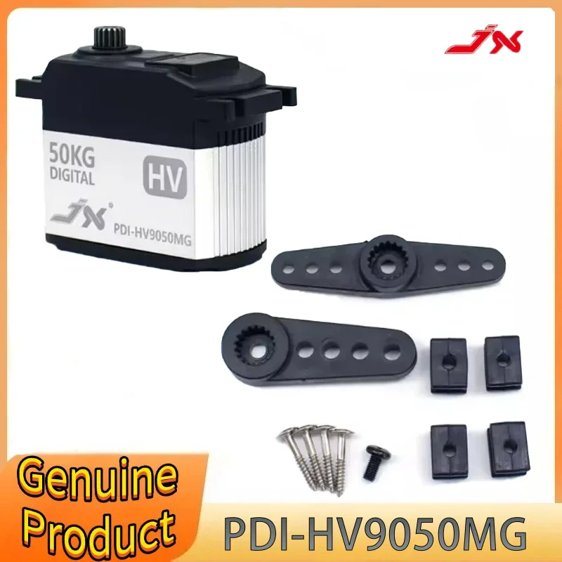JX PDI-HV9050MG 50KG Angolo di 160 gradi Ingranaggio metallico ad alta precisione Servomotore standard digitale Robot UAV Hobby Education