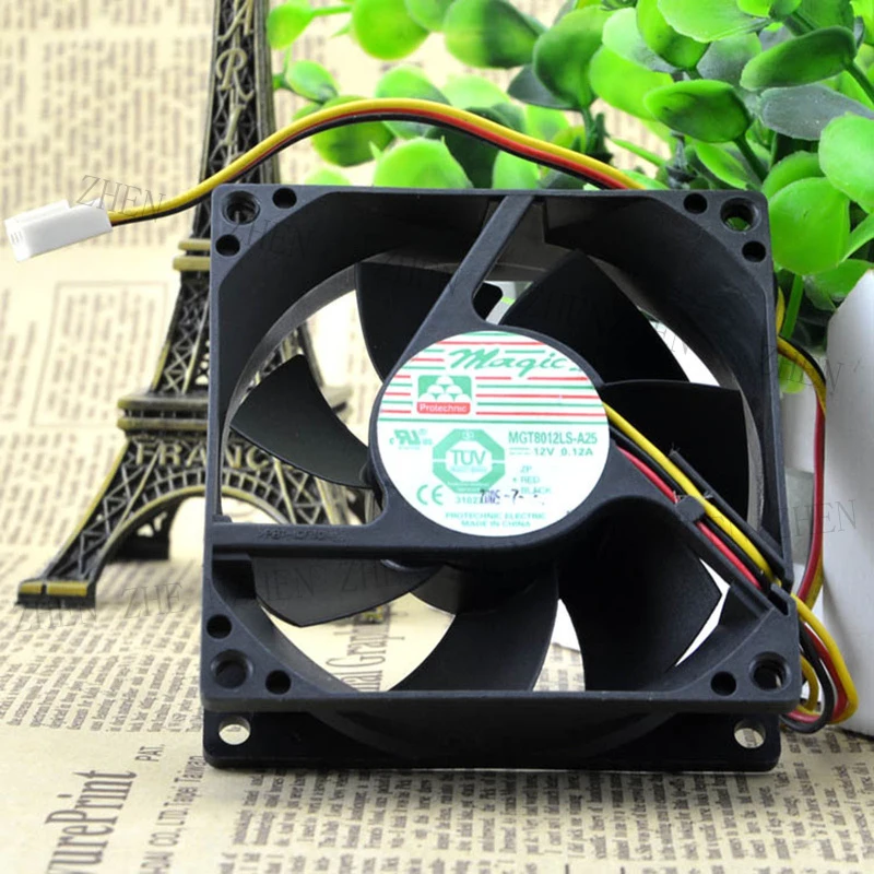 S New for  MAGIC MGT8012LS-A25 12V 0.12A 3pin cooling fan#QW