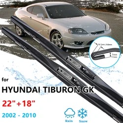 For Hyundai Tiburon Tuscani Coupe SIII GK 2002~2010 Front Window Winter Wipers Blades Brushes Cleaning Car Accessories U J Hook