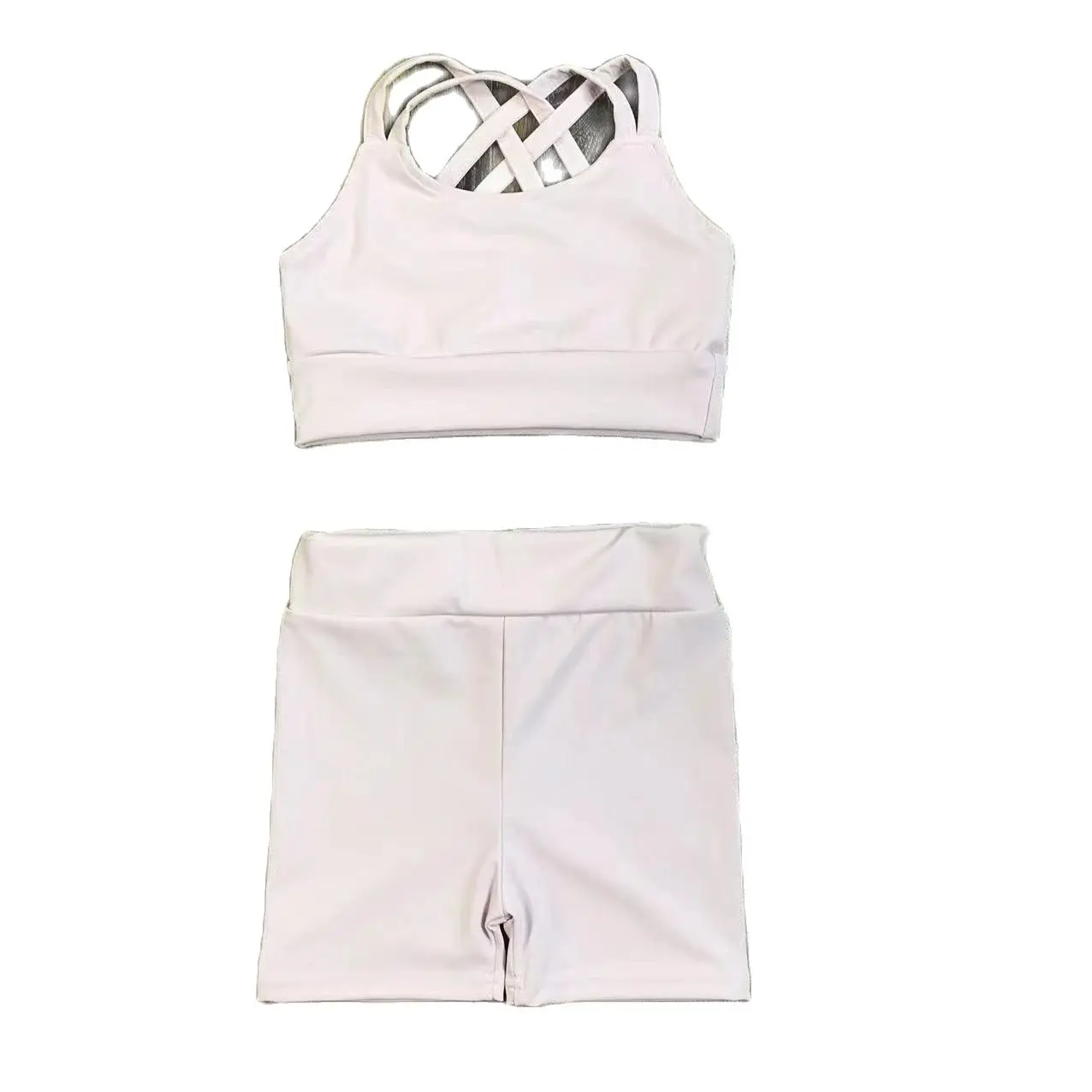 Yoga sets  Girls clothes 2 to 8 years  children clothes cotton 2024 hot sale comfortable fitness special