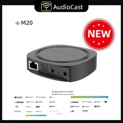 Ieast-audiocast pro m20ワイヤレスオーディオレシーバー,wifi,複数の部屋,airplay,bluetooth 5.0,オルゴール,hifiシステム,タディル,タイダルパンドラ