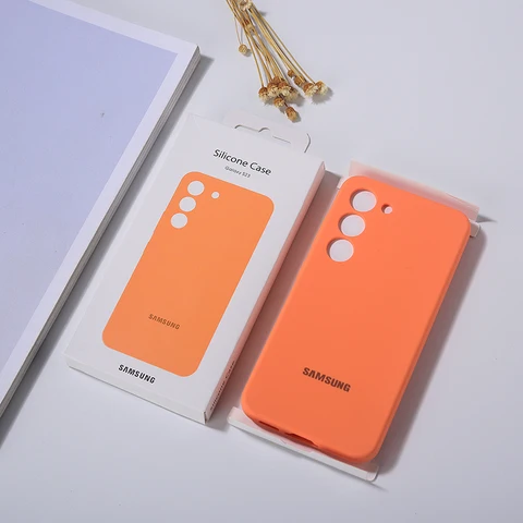 S24 Ultra S23 S22 Plus Чехол Мягкий на ощупь жидкий силиконовый чехол для телефона Полный защитный чехол Противоударный корпус для Galaxy S24+ S23Plus S22
