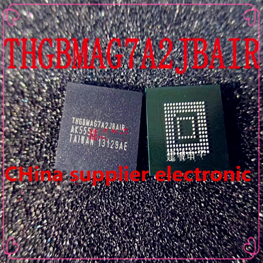 

THGBM5G7A2JBAIR THGBMAG7A2JBAIR 153 ball emmc mobile phone font chip second hand
