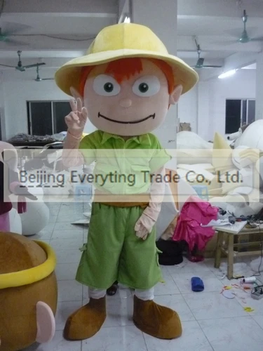 

New Adult Hot Sale Foam Hat Boy Fancy Cartoon Mascot Costume Plush Christmas Fancy Dress Halloween Mascot Costume