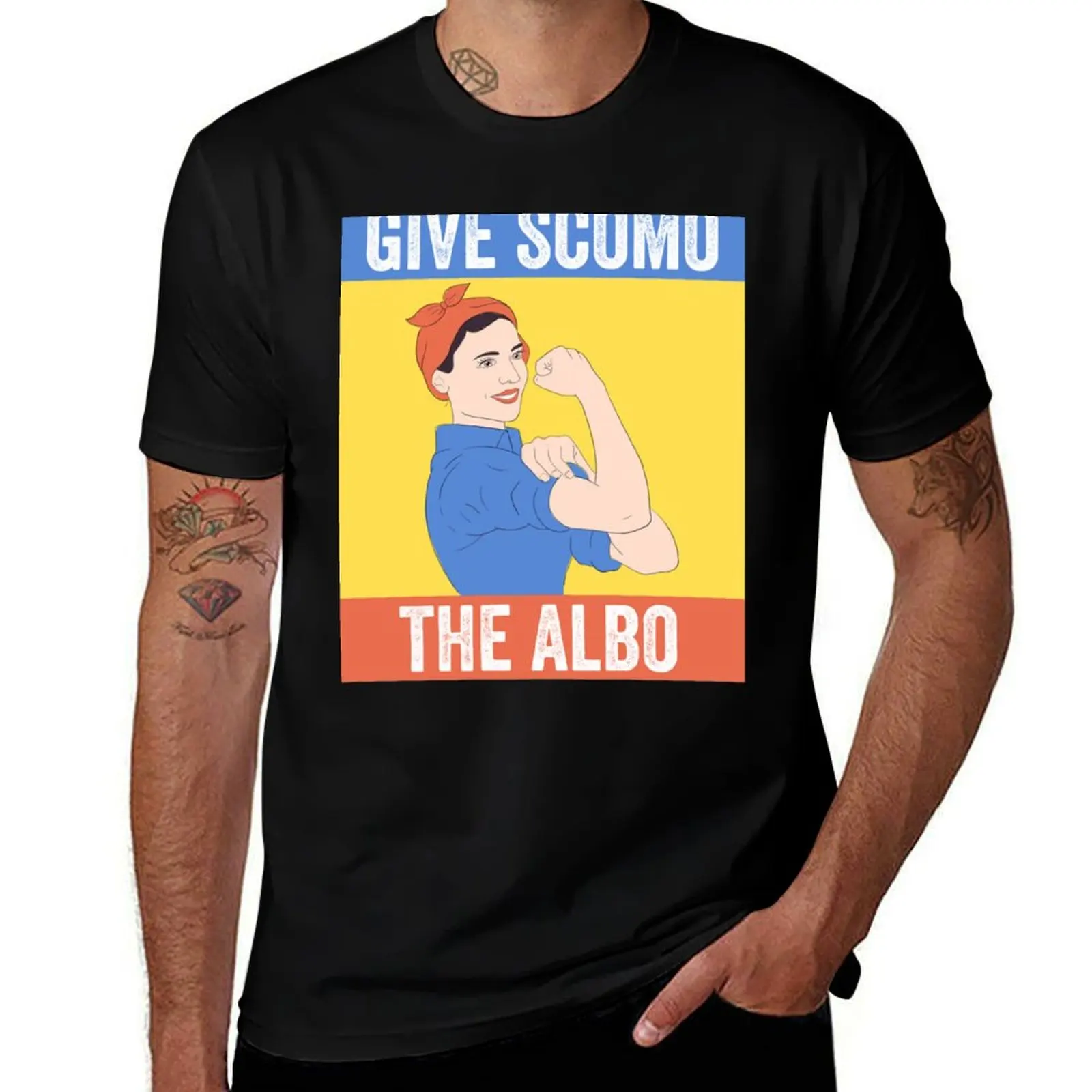 

Give Scomo The Albo T-Shirt man t shirts cotton funny t shirts cotton graphic t shirts for man T-shirt