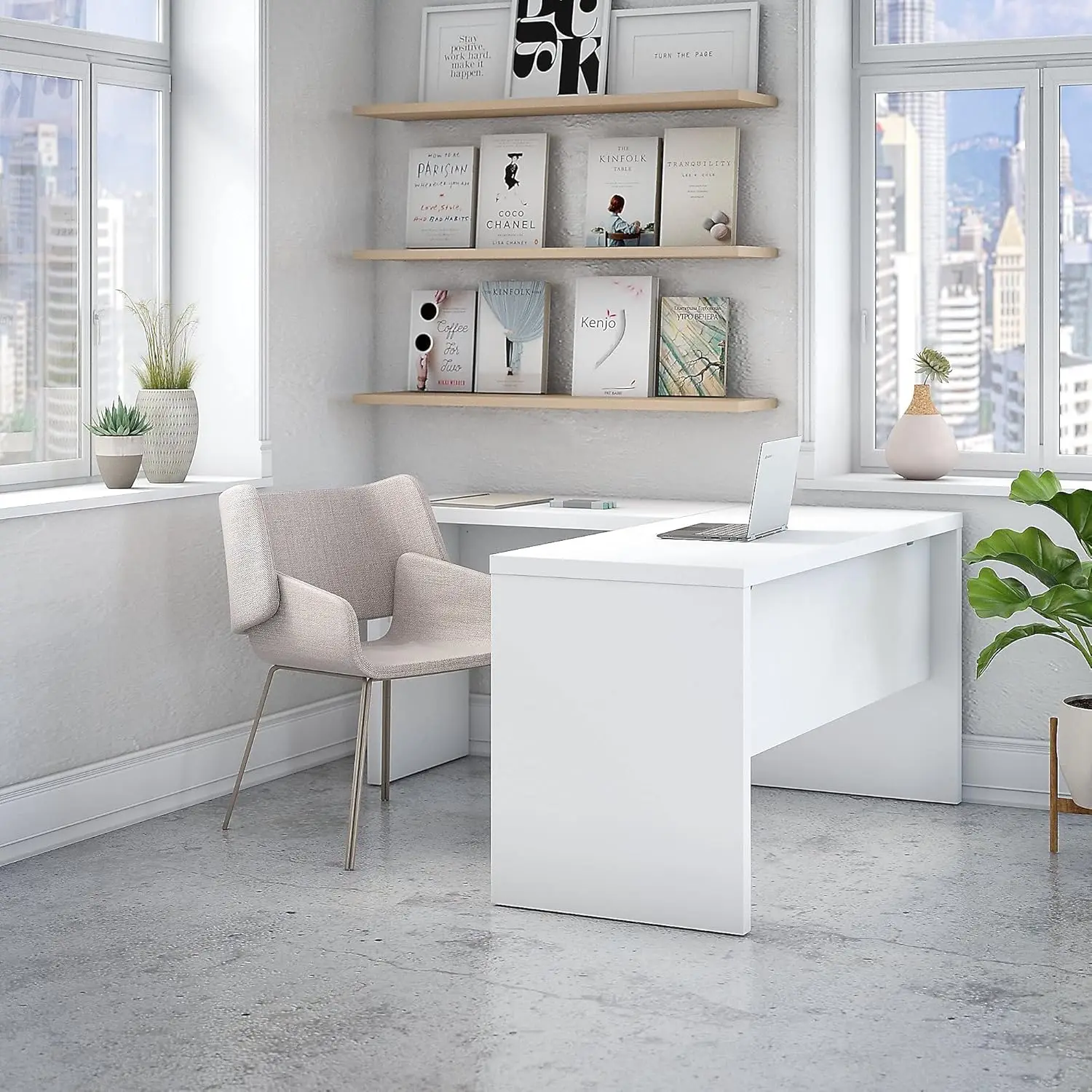 Office by kathy ireland Echo L Shaped Desk