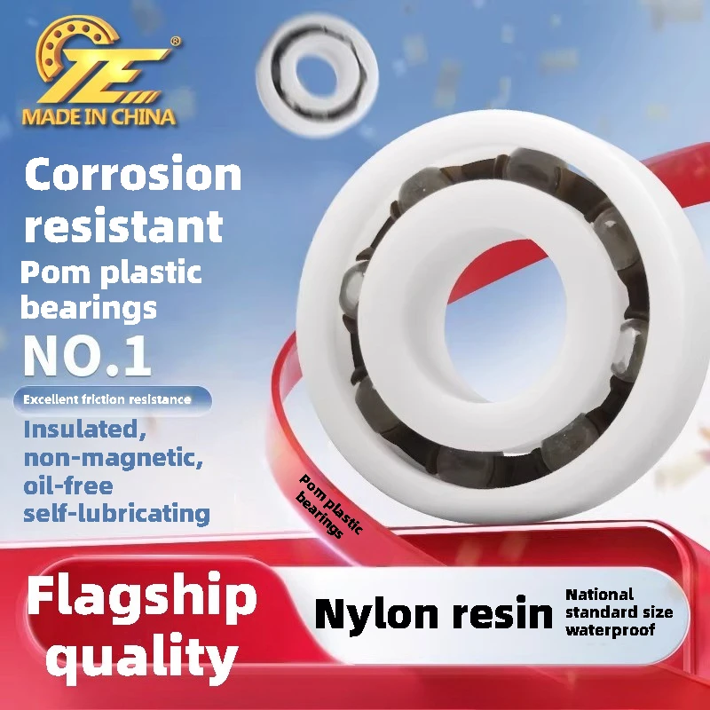 POM nylon plastic bearing 6808 6809 6810 6811 6812 6813 6814 Corrosive acid and alkali resistance