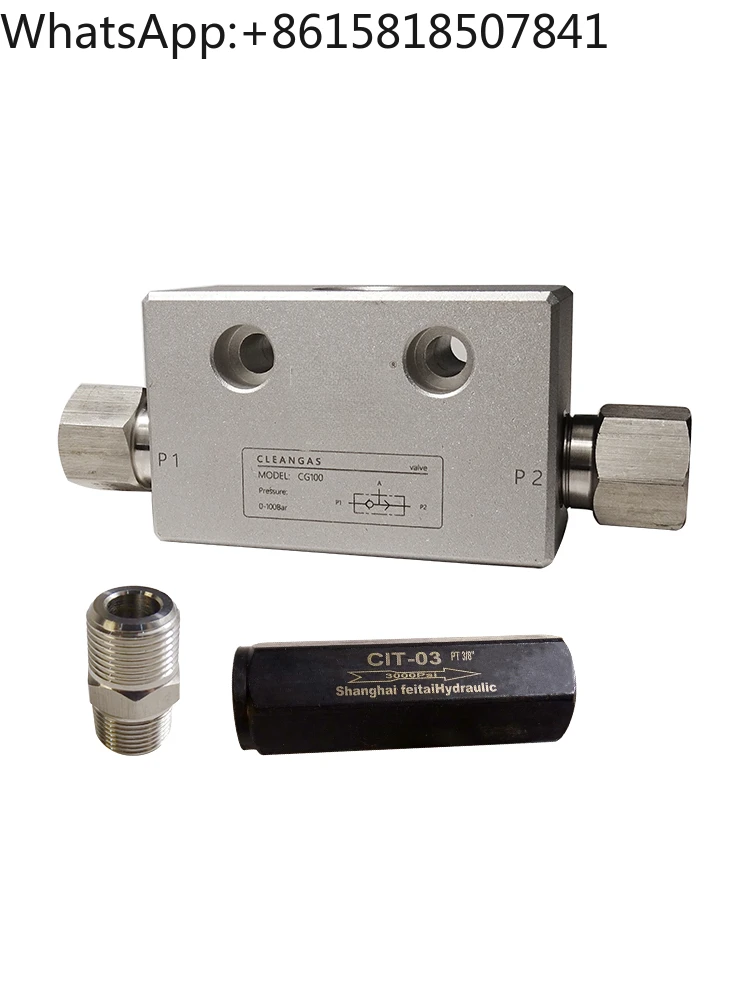 Pneumatic aluminum alloy shuttle valve Shuttle  Gas diverter  Three-way  High pressure air control