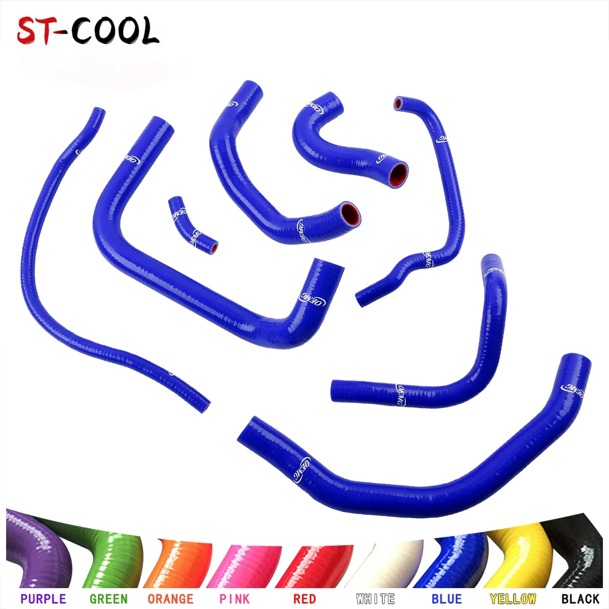

For Honda CBR 900 RR Fireblade CBR 900RR CBR900RR 1998 1999 Silicone Radiator Hoses Tubes Piping Kit 8Pcs 10 Colors