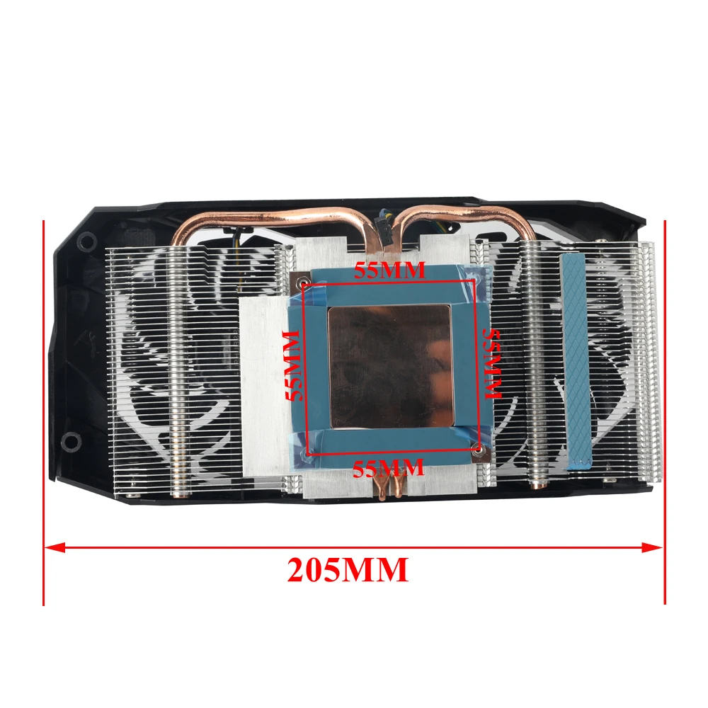 For Retrofit NVIDIA RTX A4000 Graphics Card Cooler Heat Sink New PNY RTX 3060 GPU HeatSink With Fan Replacement