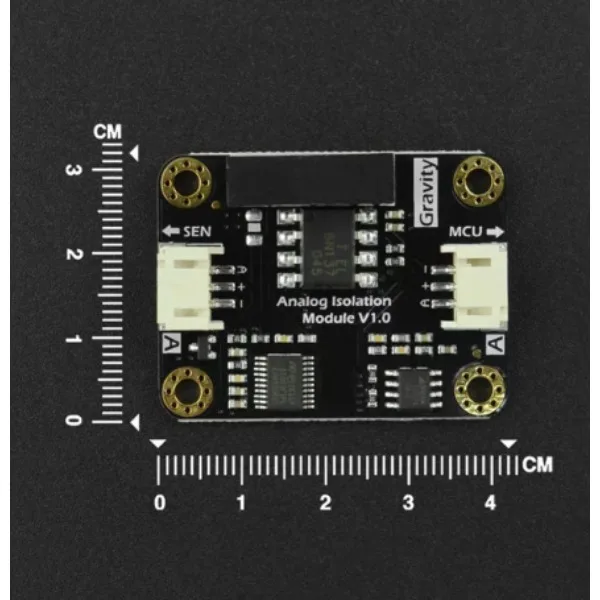 Analog Optocoupler Isolation Module 5V 1W Onboard Isolated Power for PH Water Quality Low Frequency Signal