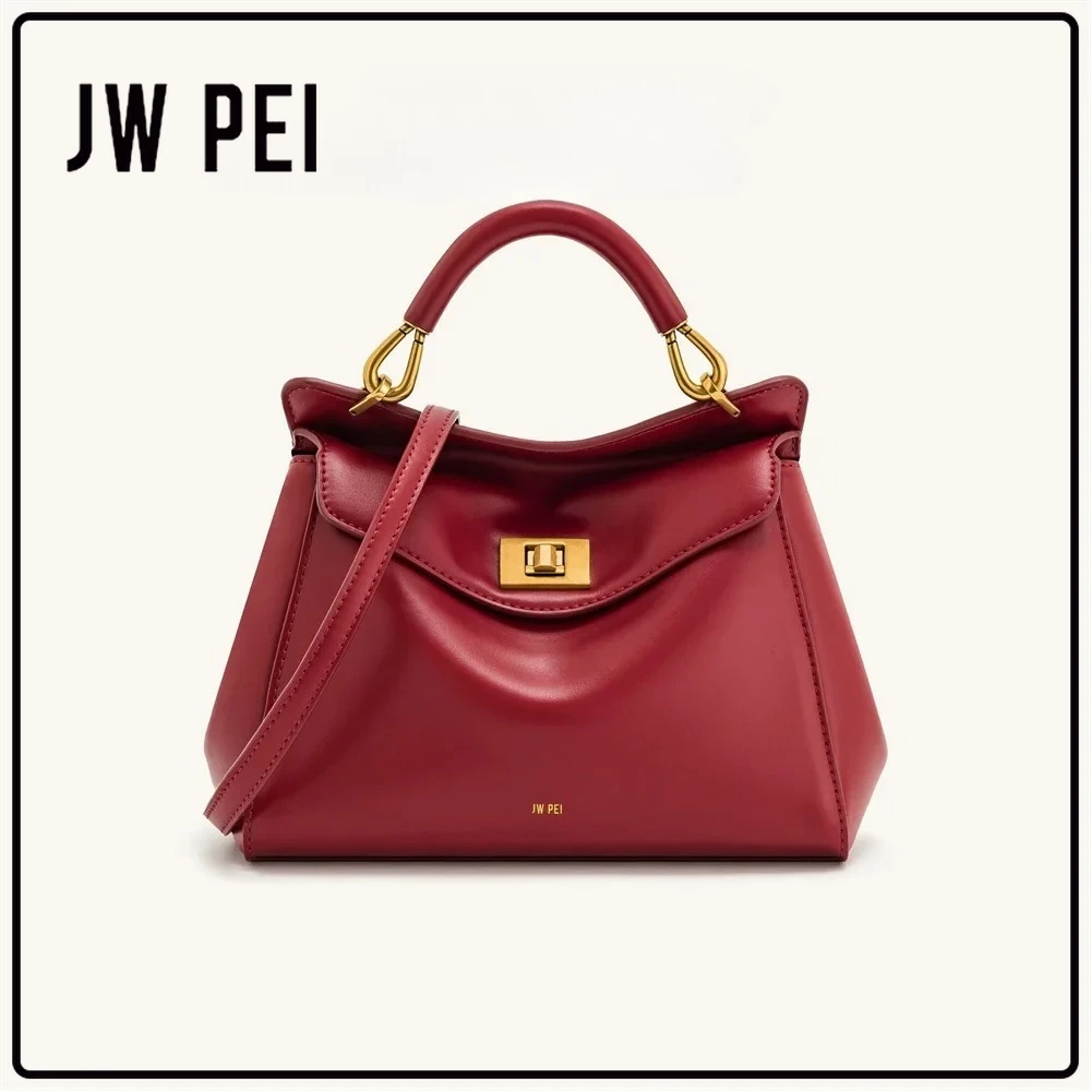 

JW PEI Handbag Women's 2026 Lucia Lock Shoulder Crossbody Bag With High-end Feel, Light Luxury And Versatile Women's Bag