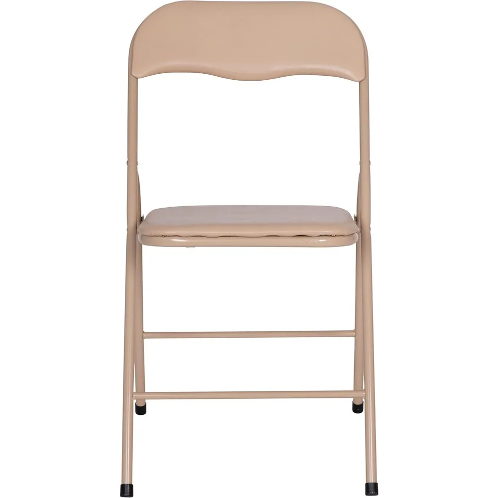 Folding Card Table and Chairs Set for 4, Multipurpose Portable Square Padded Top Table with Chairs, Ideal for Outdoor and Indoor