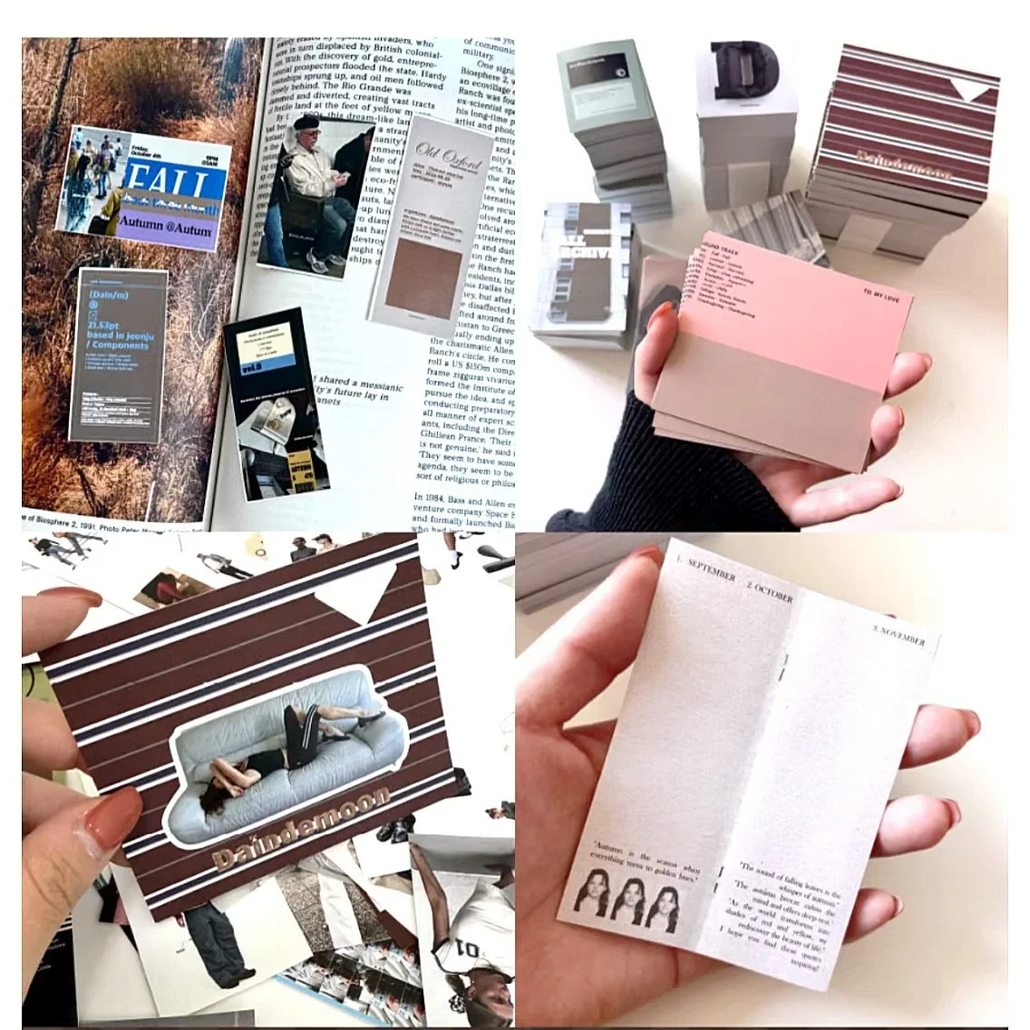 الكورية OAB بطاقة ملصق حزمة الشمال نمط الوردي الرجعية سكرابوكينغ الزخرفية INS المواد فسيفساء ورقة لوازم الحرف اليدوية