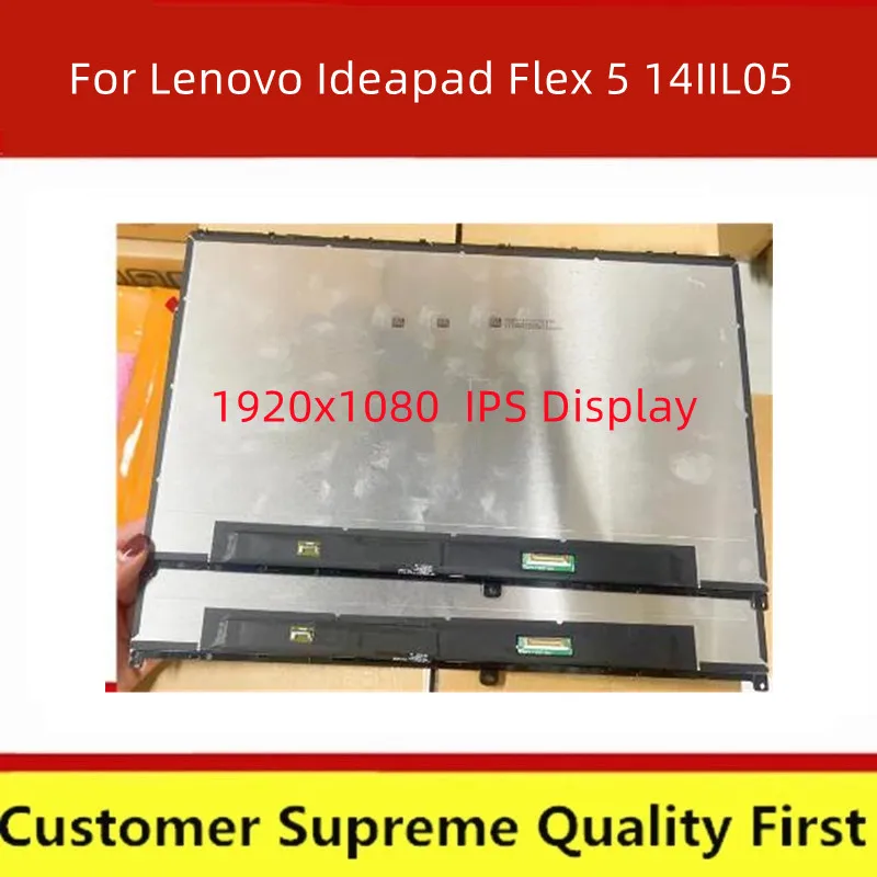 For Lenovo Ideapad Flex 5 14IIL05 14ITL05 14ARE05 ALC05  LCD Screen Display Panel Touch Digitizer Assembly 5D10S39642 5D10S39641