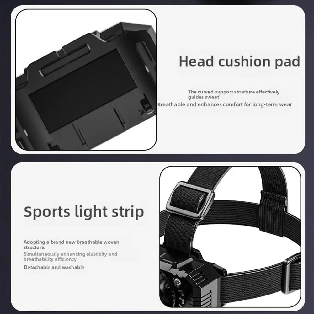 Lámpara Led Usb recargable luz Sensor de movimiento lámpara de emergencia lámpara de trabajo impermeable D8d7