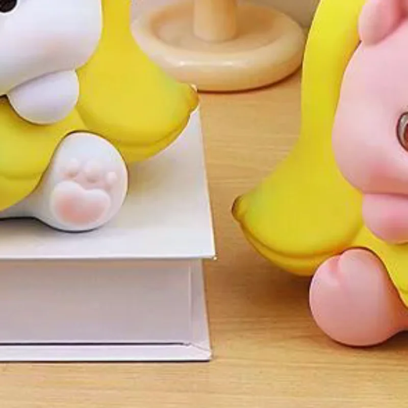 Cartoon Animal Banana Piggy Bank One Way Only In Large Capacity Cute Saving Coin Box For Kids Birthday Home Decor Gift