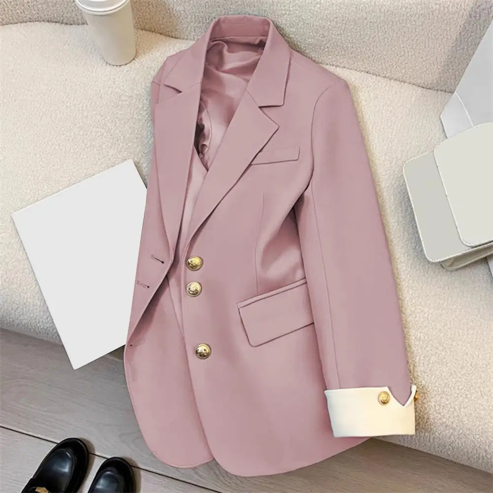 

2026 Spring Women Suit Jacket Women's Casual Temperament High-end Sense Loose Business Casual Suit Coat Commuting Outerwear