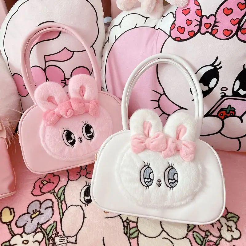 New Cartoon Esther Bunny Handbag Anime Lolita Underarm Bag Trendy New Shoulder Bag Kawaii Girl Fashion Matching Creative Gift