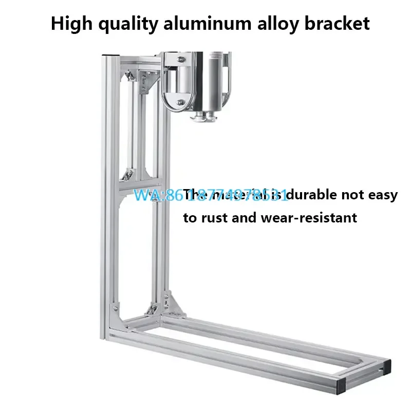 Wmwmnu Manual Churro Maker with Shelf and Four Nozzles High Quality Churros Filler 3L 5L 7L Capacity for Spanish