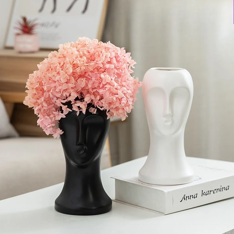 Nordic Ins Style Ceramic Vase, Living Room, Bedroom, Home Decoration Ornament, Hydroponic Flower Planter Home Decor Vase