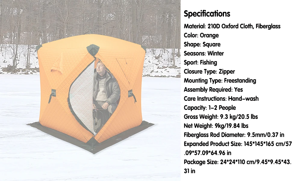 Pop-Up Ice Fishing Tent