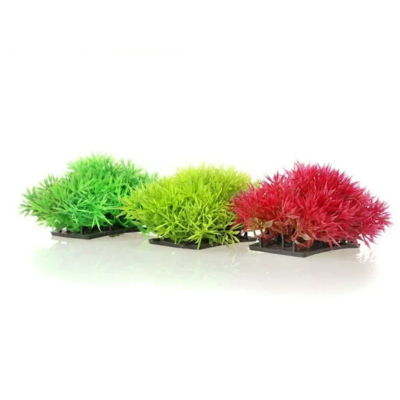 1PCS Aquarium Decoration 3 Colors Artificial Aquatic Plastic Plants Grass Fish Tank Ornament Decorations Home Accessories