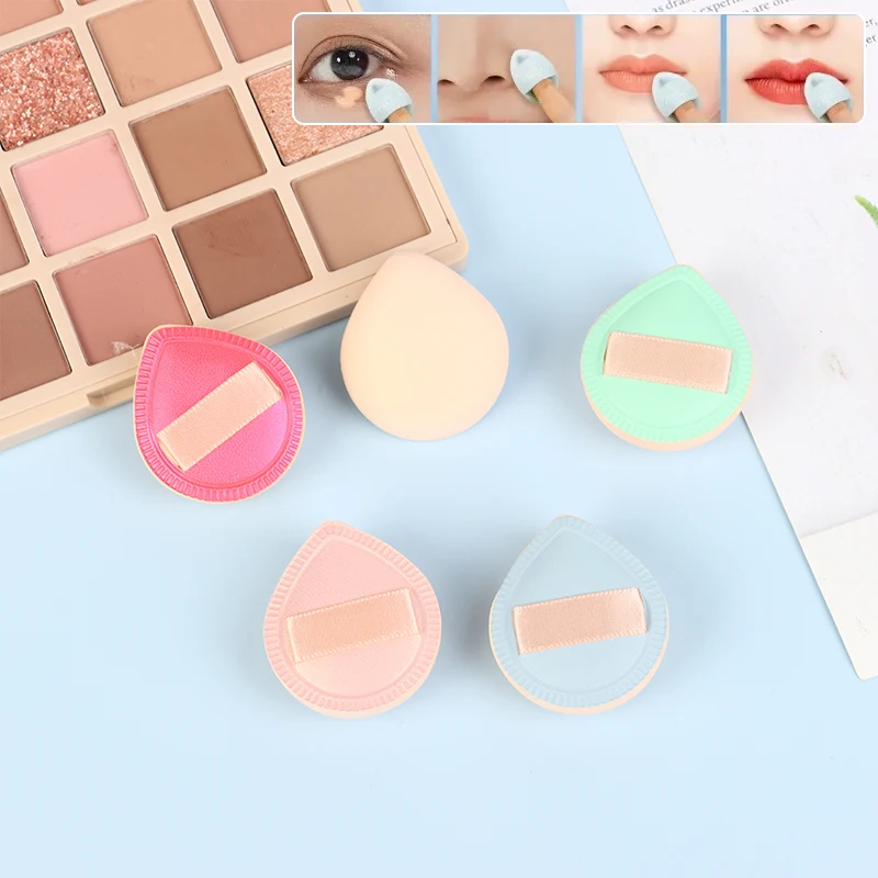 Super Mini Finger Puff Makeup Sponge Face Foundation Powder Concealer Cream accessori cosmetici professionali strumenti per il trucco