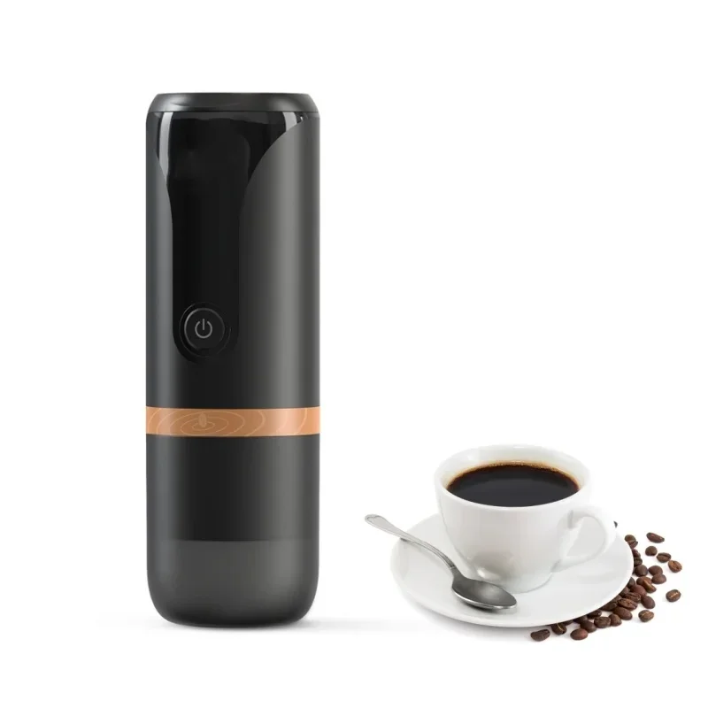 

Portable Coffee Maker 120ml Brew Sizes Capsule Coffee Machine Battery Operated Coffee Maker for Camping