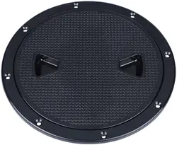 ABS Round Hatch Cover Black 4