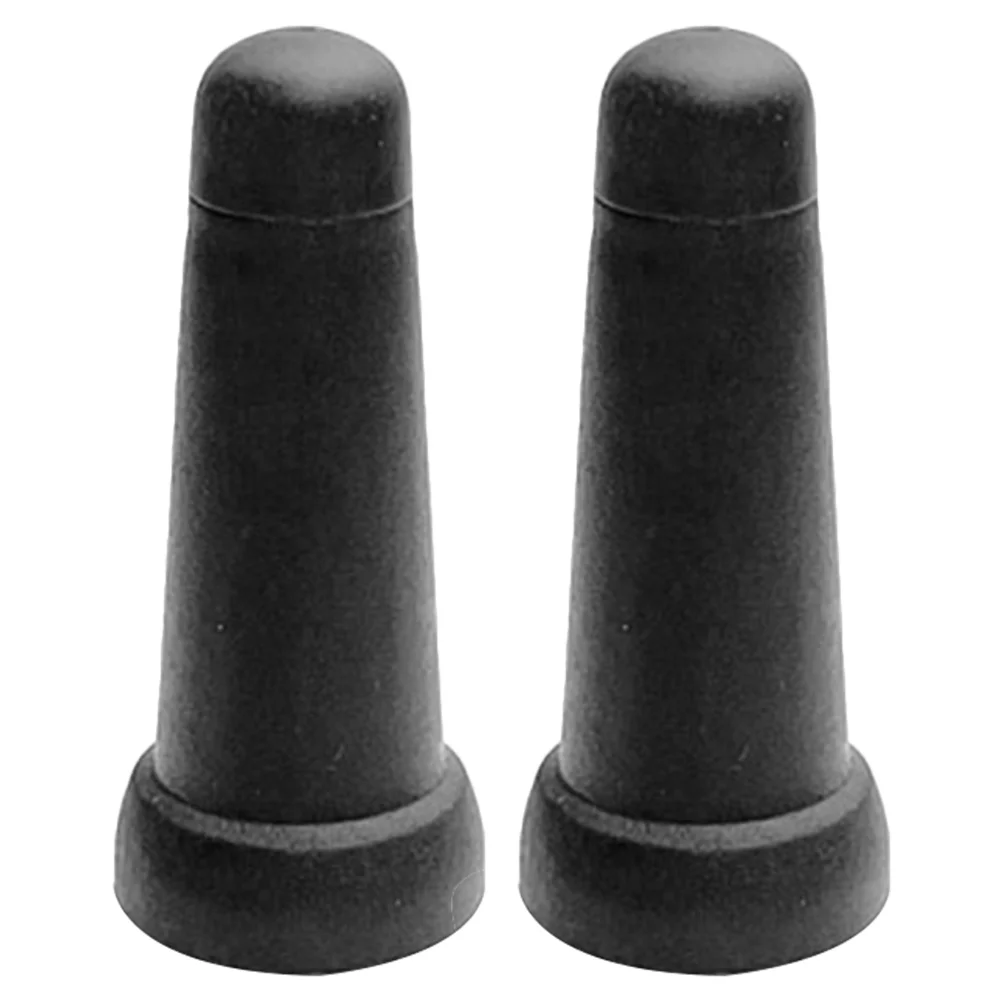 2 Pcs Pole Umbrella Caps Replacement Tip Cover Cane Accessories Mini Supply Tips Rubber Tops