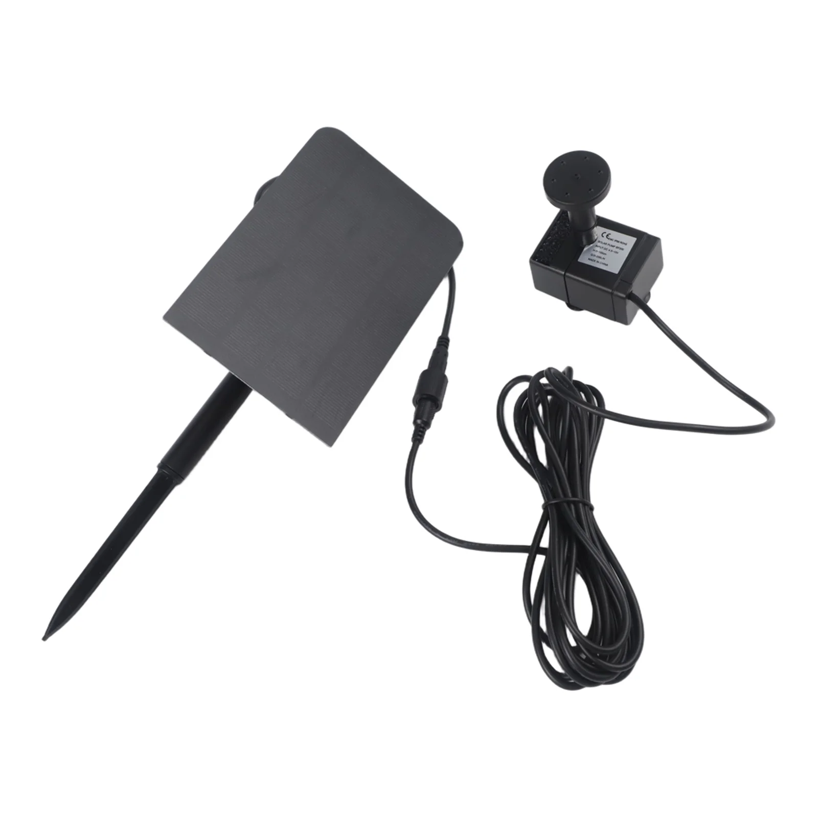 Solar Powered Water Fountain Pump Kit with Multiple Nozzles for Customizable Water Height Suitable for Backyard Ponds
