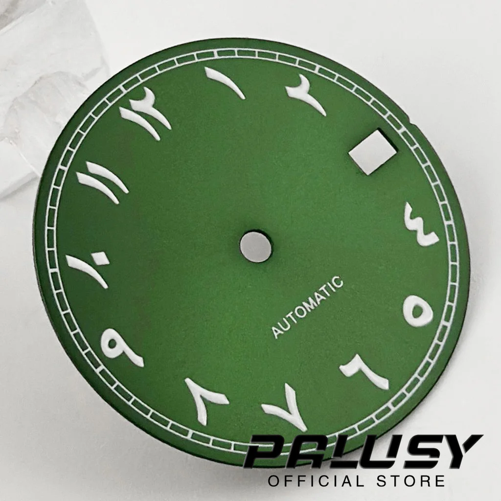 NH35 28.5MM Sunburst Pink Green Purple Black Watch Dial Watch Faces for NH35/NH36/4R/7S Movement Replacement Parts