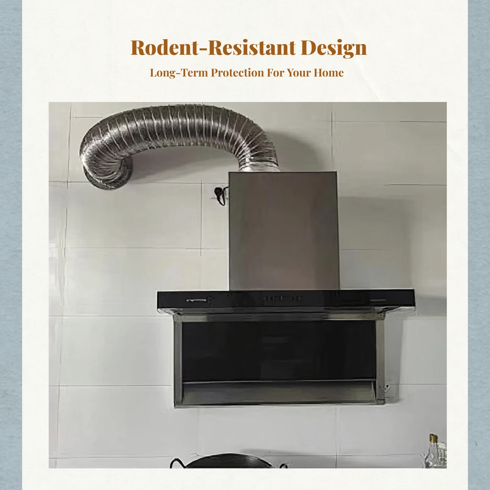 Tubo de Escape Universal Flexible de Acero Inoxidable 304 Ajustable