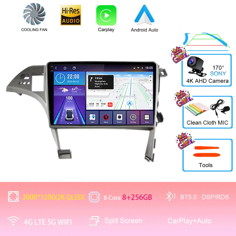 10 inch Android 16 Player voor Toyota Prius XW30 2009 2010 2011 2012 2013-2015 LHD autoradio multimediasysteem GPS