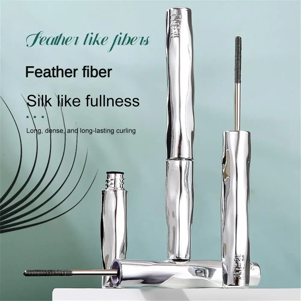 Silver Tube Tube Eyelash Primer Waterproof Long-lasting Non-smudged Mascara Lengthening & Volumizing Curl Fiber Eyes Lash Makeup