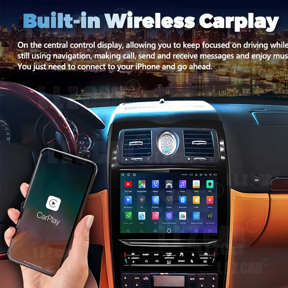 

Car Radio 10.26inch For Maserati Quattroporte 2009-2012 Android Qualcomm Screen Carplay Multimedia Player Stereo Navigation GPS