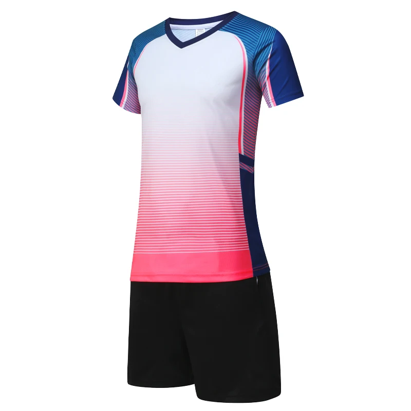 Men Training Suits Running Quick Drying Breathable Casual 3D Printed Shirts Shorts  Fashion Badminton Tennis Series Jerseys Sets