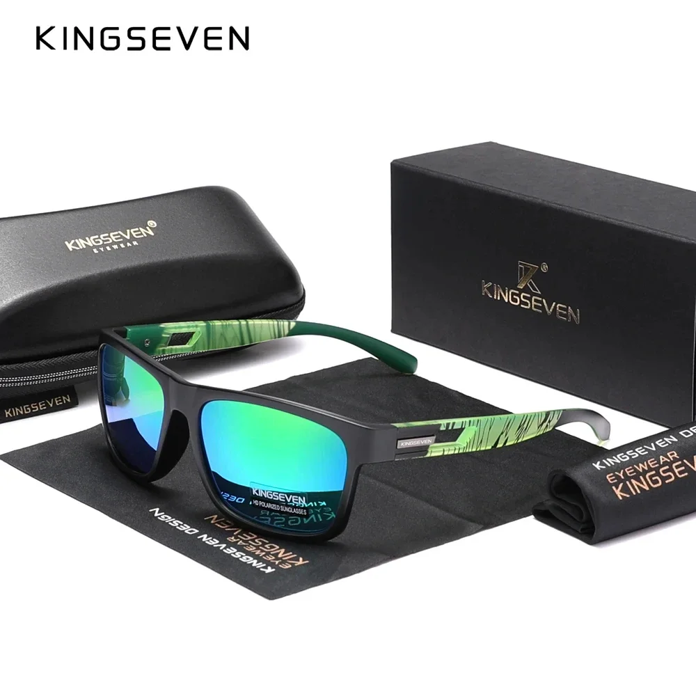 KINGSEVEN nuovissimi occhiali da sole di Design per uomo occhiali polarizzati donna UV400 antiriflesso HD Lens Fashion Outdoor TR90 Eyewear