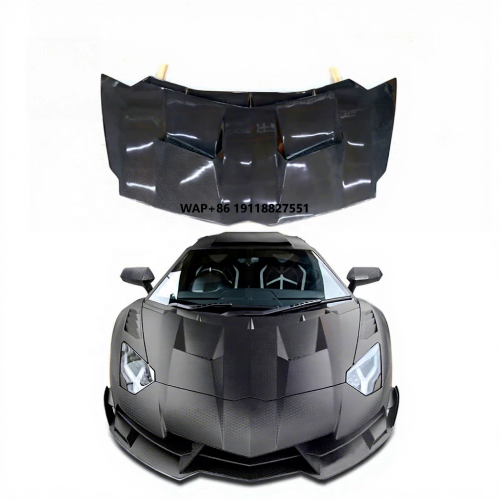 Upgrade to MSY Style Dry Carbon Fiber Car Engine Cover Hood for Aventador LP700 LP720 LP750