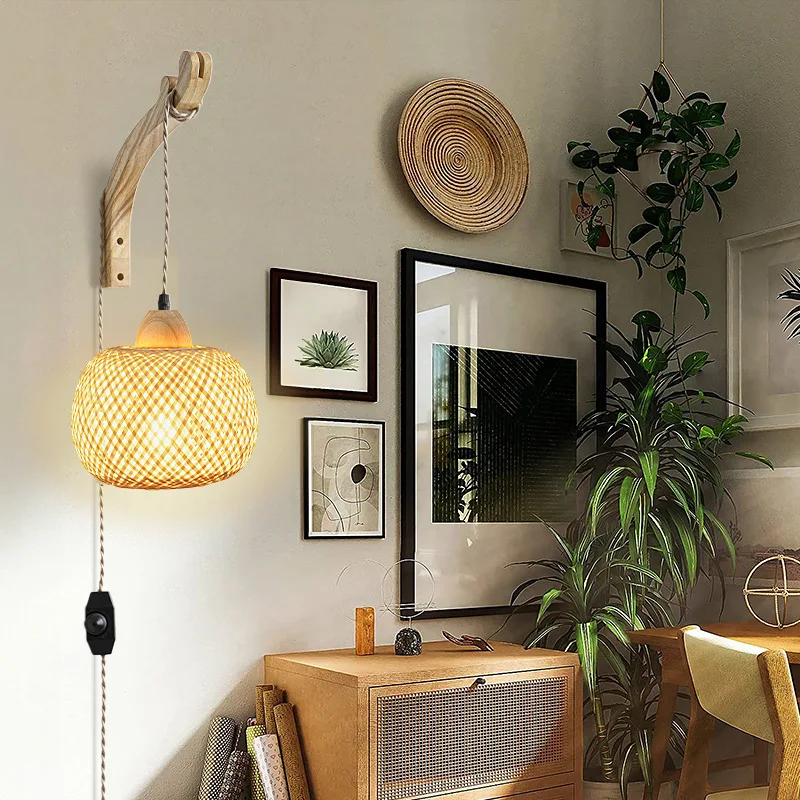 Retro Japanese style, bamboo restaurant lights, background wall lamps #2