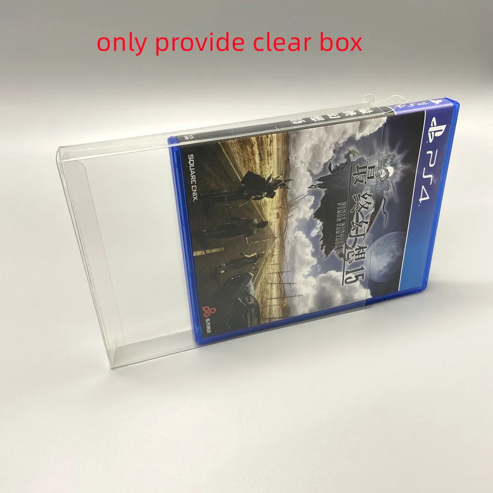 500PCS Clear Box For PS4 Collection Display