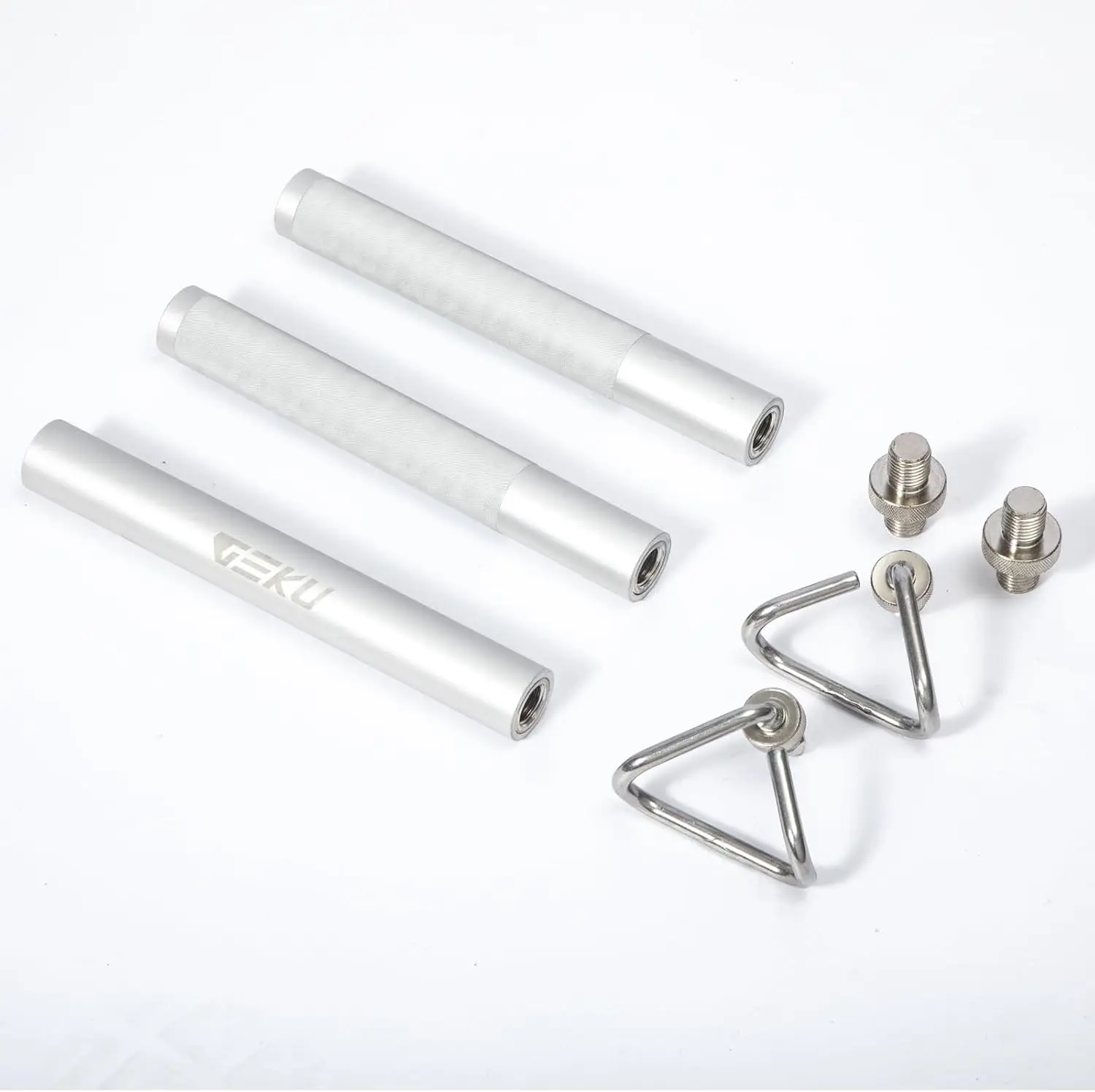 

Трехсекционный разборный алюминиевый стержень для эспандеров для домашних тренировок, силовых упражнений и портативного фитнеса