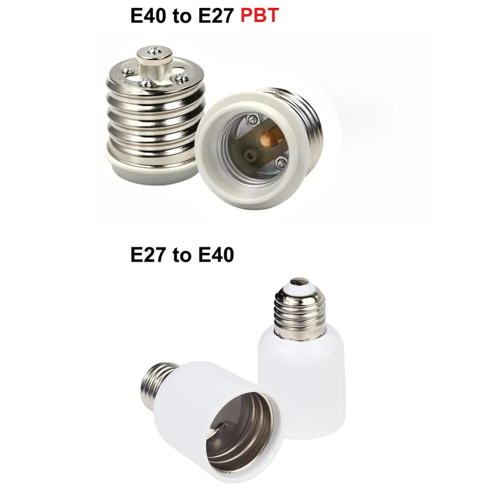 1PC Lamp Holder Converter E27 Male to E14 E40 B22 MR16 G9 G24 GU10 Female Light Bulb Socket Extend Adapter Converter Fittings