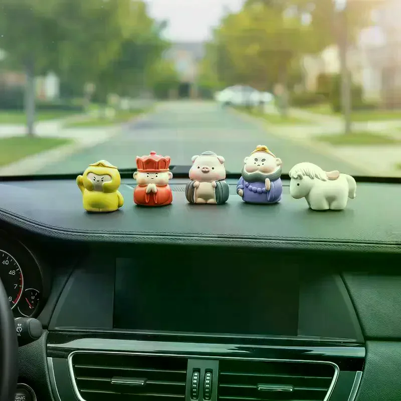 Journey To The West Style Car Ornament for Office Desk and Workstation