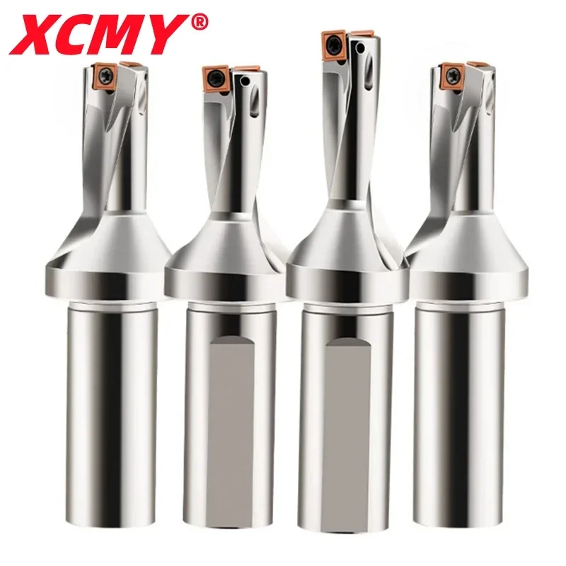 Nc bor WC/SP SPMT SOMT040202, kekerasan cepat jet air tunggal pisau u batang bor 2D 3D diameter 4D mata bor