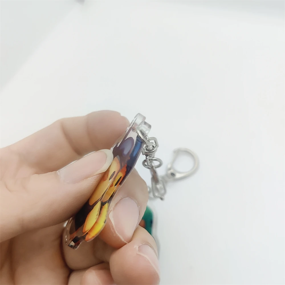 البخار لعبة جديدة الهروب من Duckov سلسلة مفاتيح مصنوعة من الأكريليك أنيمي المتحمسين المدرسية سحر مفتاح سلسلة تقديم هدية لصديق #4