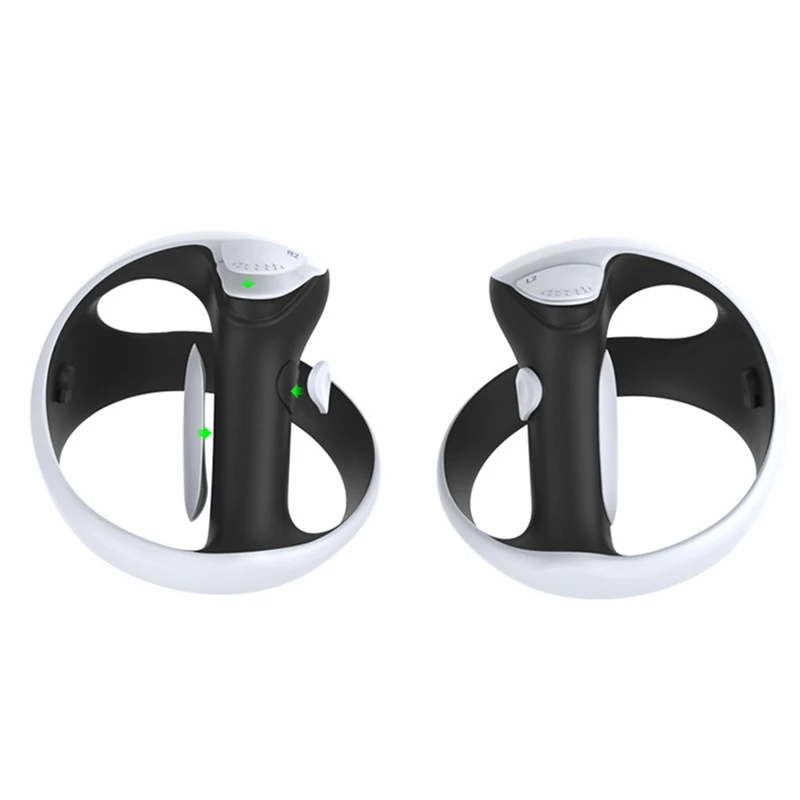 แผ่นรองปุ่มป้องกันซิลิโคนตัวควบคุม RISE-VR ฝาครอบกันลื่นสำหรับ PS VR2 VR ฝาครอบป้องกันมือจับ2อัน